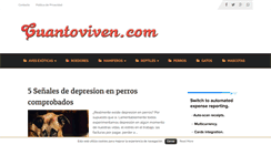 Desktop Screenshot of cuantoviven.com